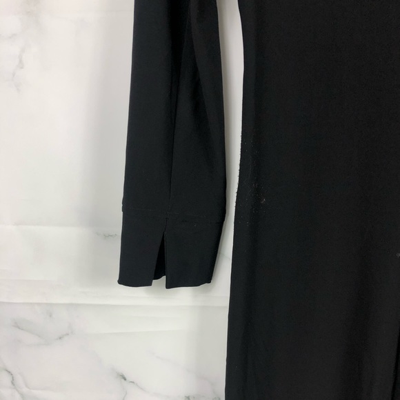 NORMA KAMALI Black Jersey Knit Dress - Picture 10 of 10